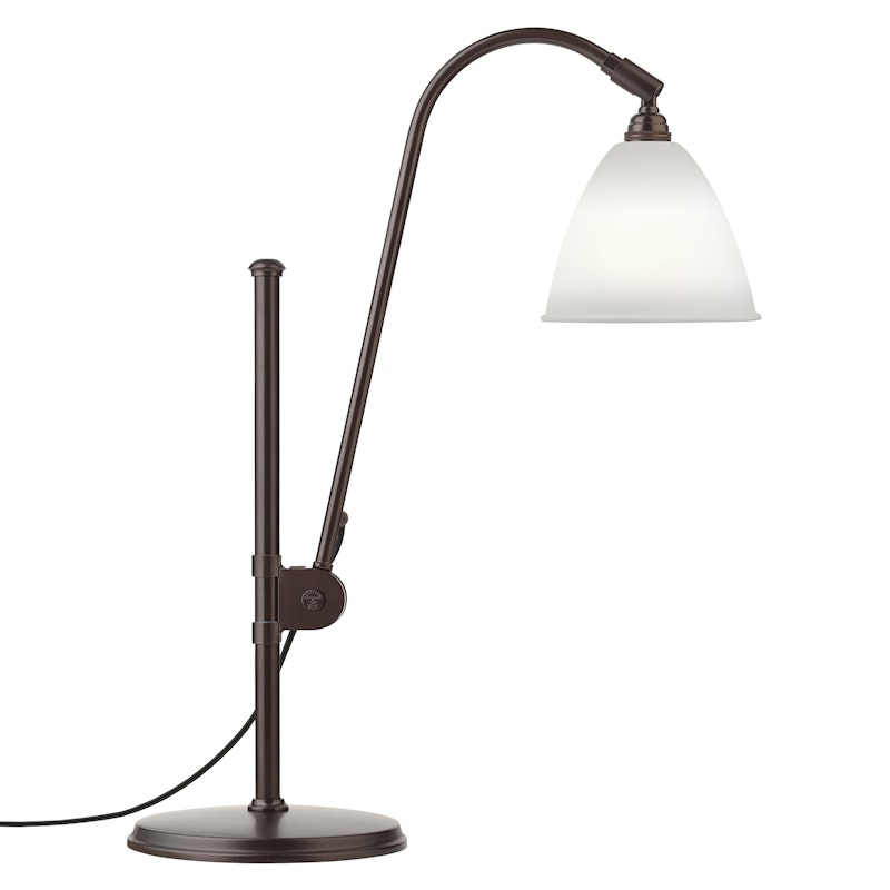 Bestlite BL1 Bordslampa, Black Brass/Bone China